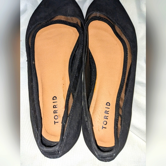 Torrid Mesh & Faux Suede Pointed Toe Women's Flats - Picture 5 of 7